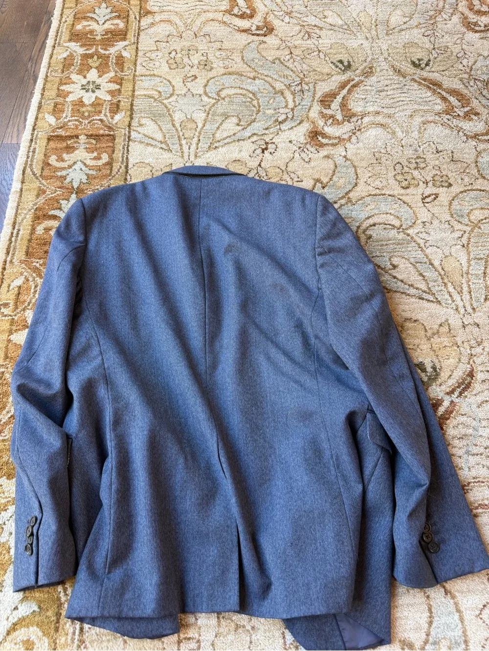 Banana Republic Blue Men's Two-Button Suit Jacket(44 R) with Pants(34x32)